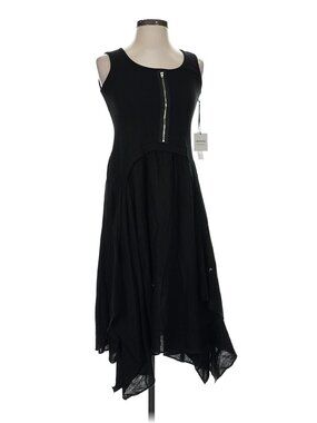Y2K Goth - Linen Blend Dress -  Size S NWT